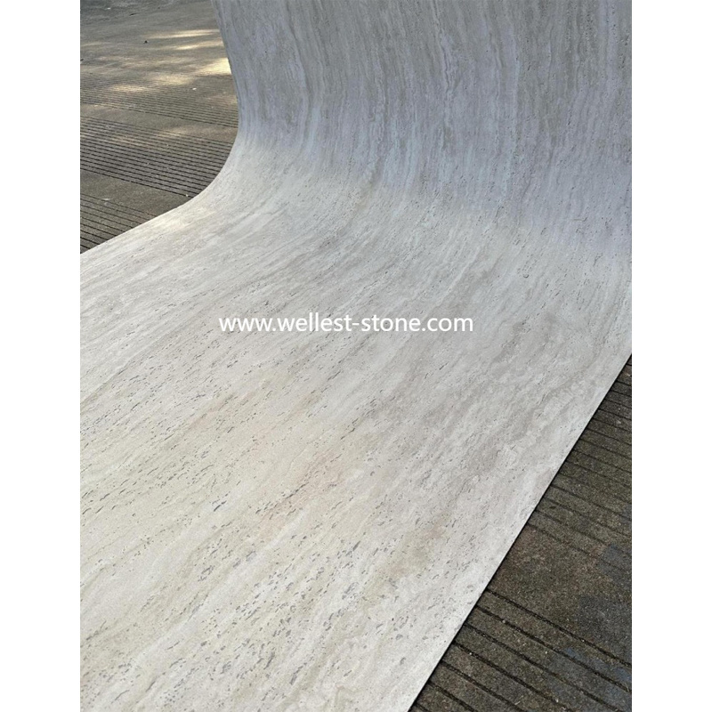 look tile stone veneer natural mcm flexible stone travertine exterior wall cladding for project