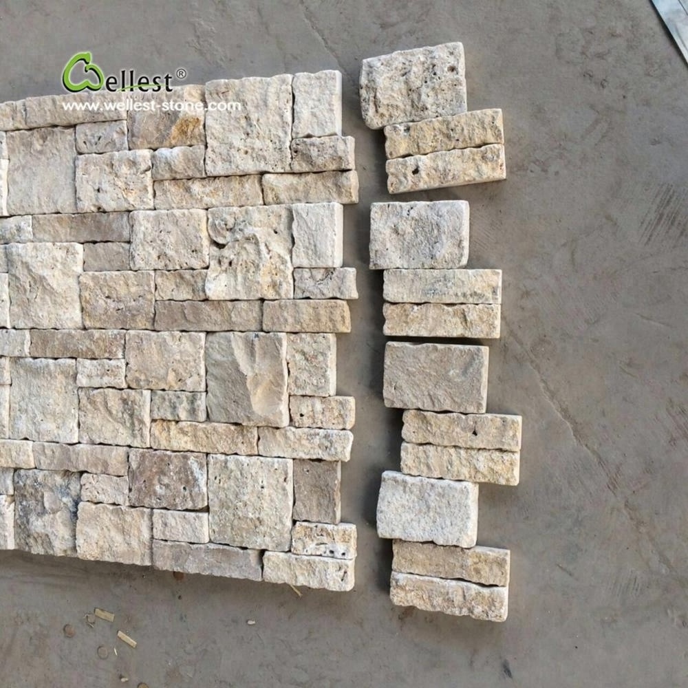 stone fence panels wall rock face travertine stacked wall panel ledge stone for retaining wall cladding