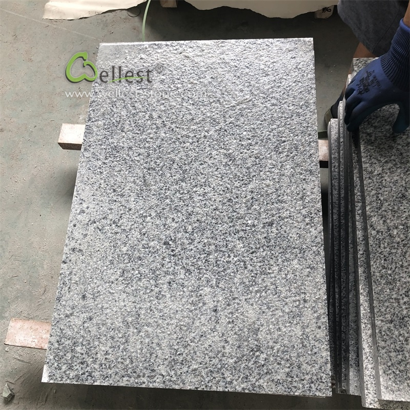 China granite stone G603 light grey flamed granite paving tile outdoor floor granite tile