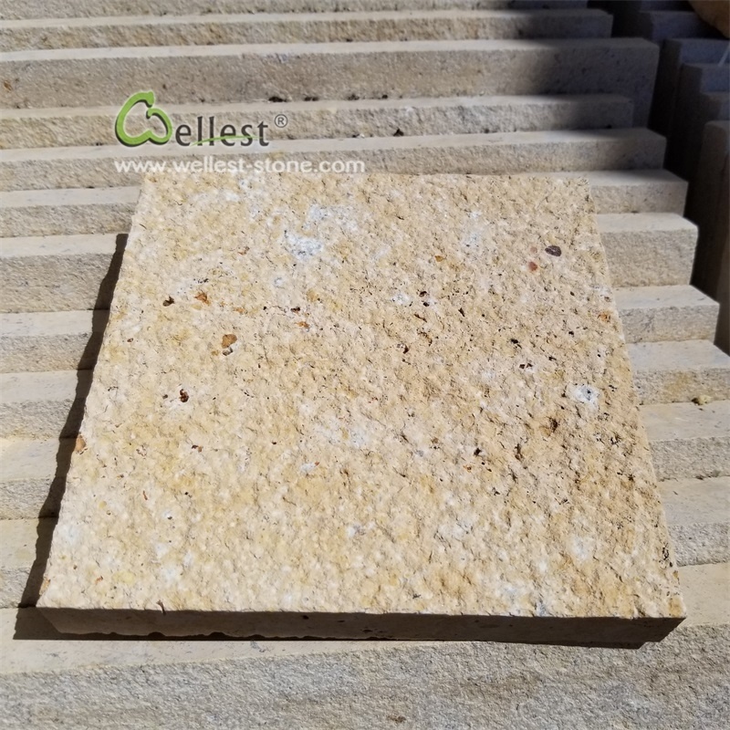 chinese beige yellow limestone tiles