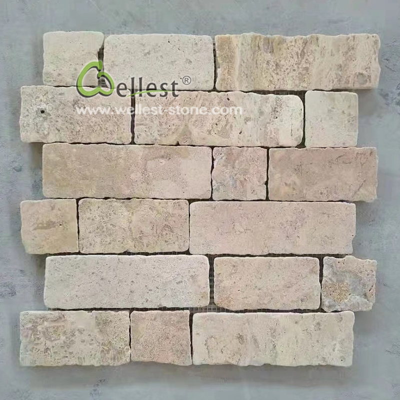 ivory beige white brown coffee yellow travertine mosaic tile for interior exterior wall