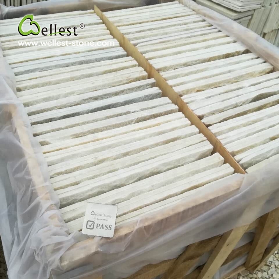 white quartzite stone bricks indoor and outdoor wall stone panel