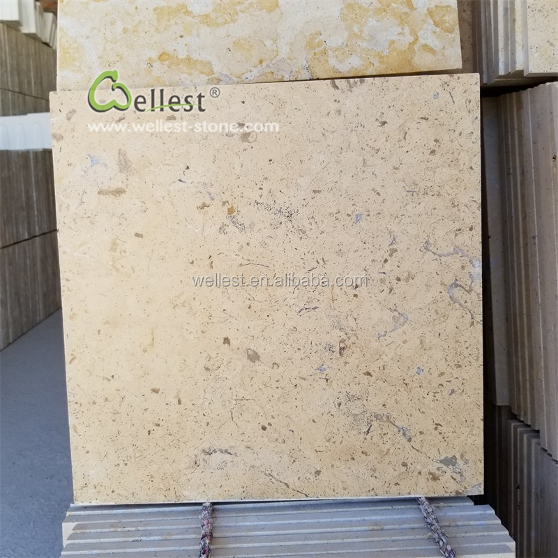 chinese beige yellow limestone tiles