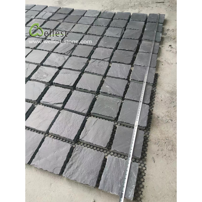 cheap patio paver stones for sale black mesh stone pavers outdoor driveway paving tiles