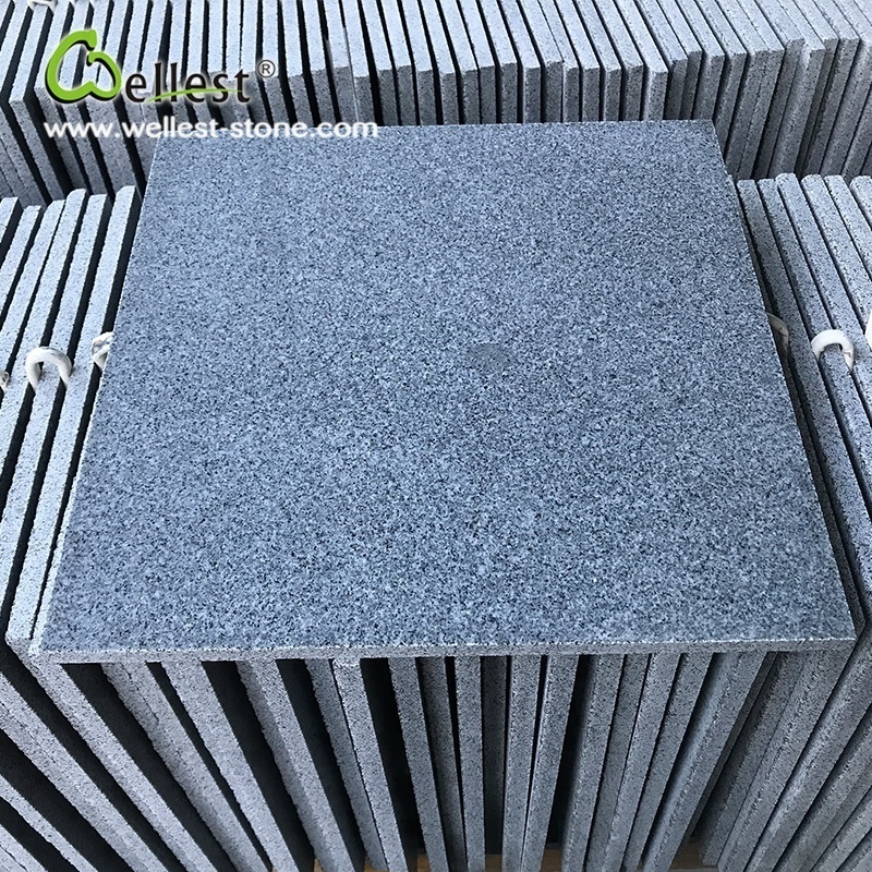 G654 Dark Grey granite stone for interior and exterior wall