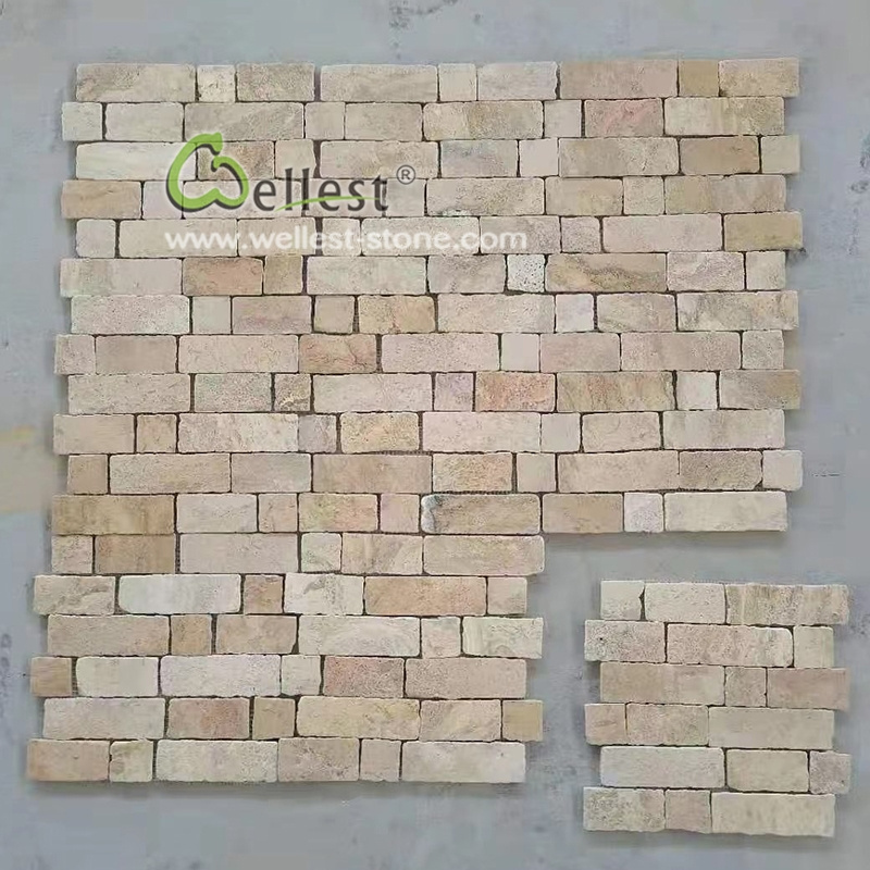 ivory beige white brown coffee yellow travertine mosaic tile for interior exterior wall