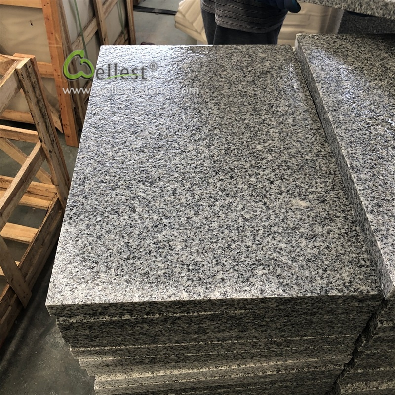 China granite stone G603 light grey flamed granite paving tile outdoor floor granite tile