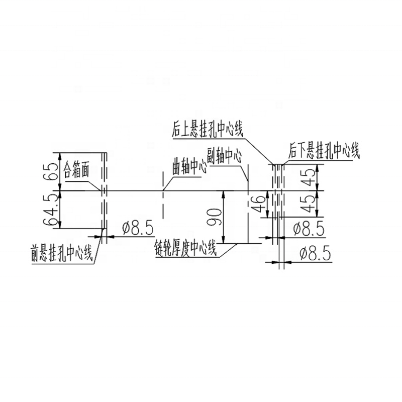 High Quality 250CC Motorcycle Engine XV250CC Air Cooled 2 Cylinder Motorcycle Engine Assembly