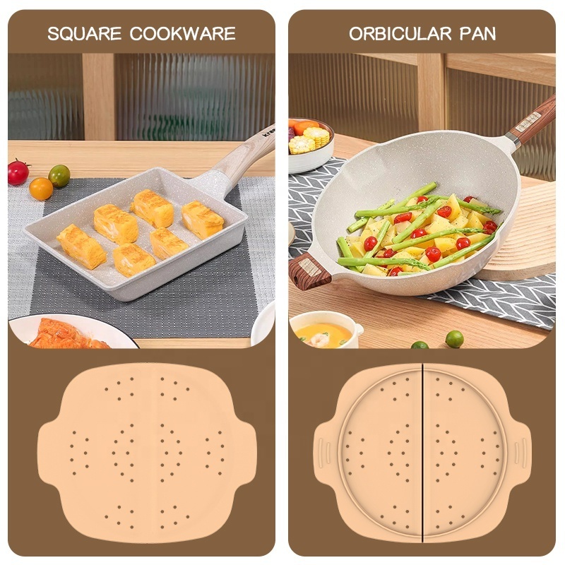 Collapsible Silicone Cooking Splatter Screen  Oil Grease Splatter Screen for Frying Pan Foldable Microwave Splatter Screen