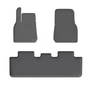 Factory Wholesale Auto Accessories Custom Wear-resistant Silicone Car Floor Foot Mats 3d Car Mat for TESLA Model Y