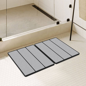 Wholesale Custom Foldable Bathroom Anti Slip Absorb Bath Mat Quick Drying Super Absorbent Diomate Bath Mat