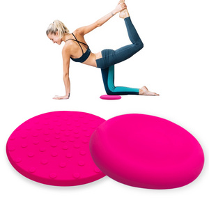 Customized Soft  Yoga Silicone Knee Pad Cushion For  Knees Elbow and Head Soft Foam Pilates Kneeling pad Balance Pad