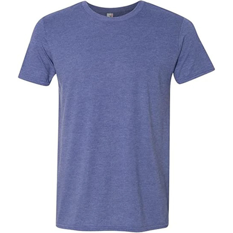 Custom Men's Tri Polyester Cotton Rayon Blend T-shirts Men Blank Plain 50% Polyester 25% Cotton Tri 25% Rayon Blend T Shirts