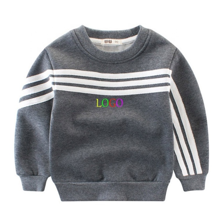 2-10Y Kids Thick Sweatshirt Boys Warm Outwear Long Sleeve Tops Tee Enfant Clothes Autumn Winter Children Baby Boys T Shirts