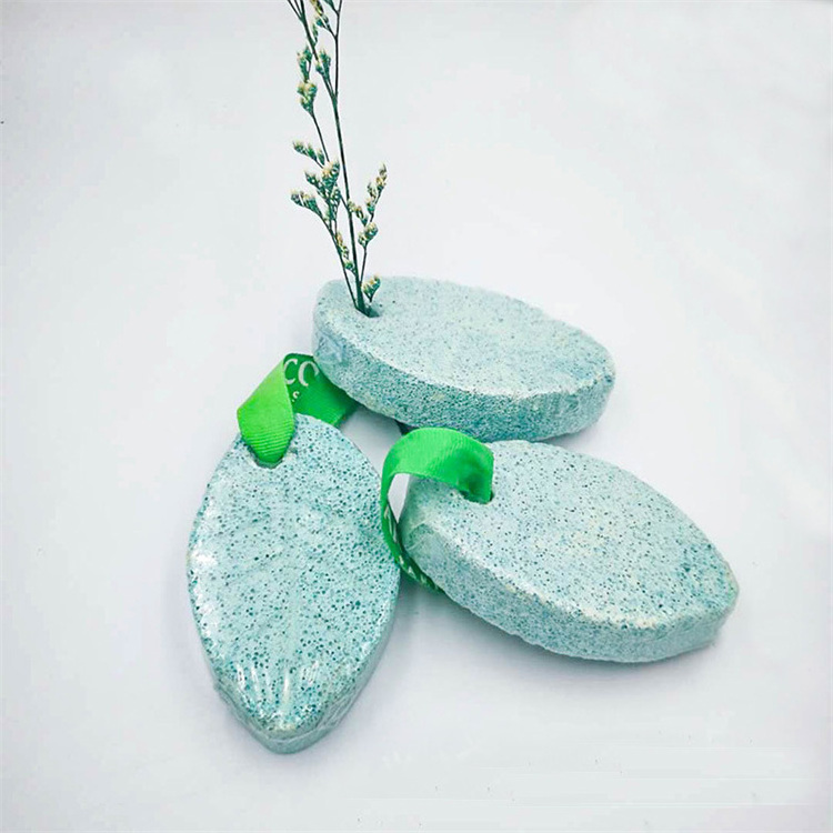 WELLFLYER PSFTF-028 Leaf Shape Pumice Stone Foot Grinding Stone Brush To Remove Dead Skin Calluses Customizable Pedicure Tools