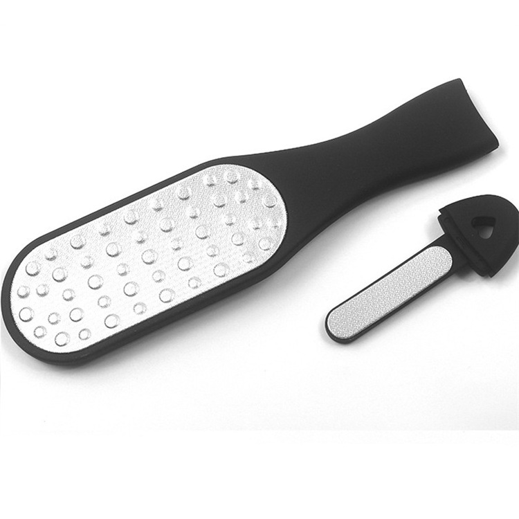 WELLFLYER FTF-172 New Black Stainless Steel Foot Rasp File Dead Skin Callus Remover Pedicure Grinding Foot File Pedicure Tool