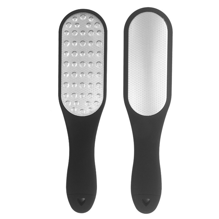 WELLFLYER FTF-172 New Black Stainless Steel Foot Rasp File Dead Skin Callus Remover Pedicure Grinding Foot File Pedicure Tool