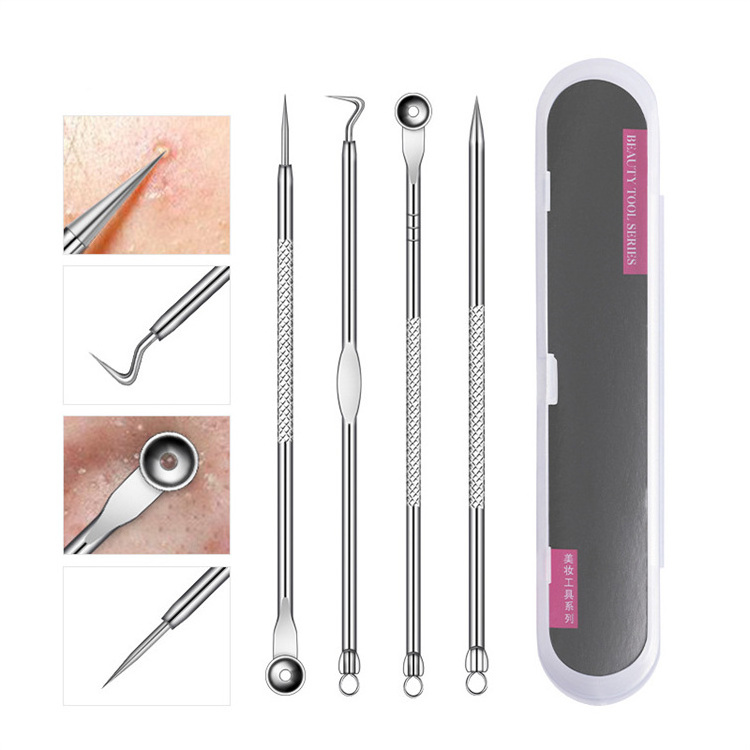 WELLFLYER ARN-105 Stainless Steel Blackhead Remover Facial Acne Spot Pimple Comedone Remover Blemish Remover Blackhead Extractor