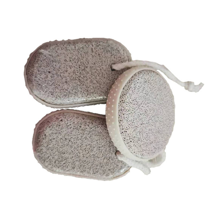 WELLFLYER PSFTF-021 Wholesale Foot Pumice Stone For Feet Hard Skin Callus Remover and Scrubber With Massage Ring Foot Care Tool