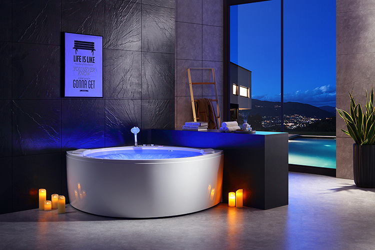 Spa Pool Home Whirlpool Hot Tub Europe Hot Tub Best Acrylic Massage Modern Hotel Hydromassage Combo Massage (air & Whirlpool)