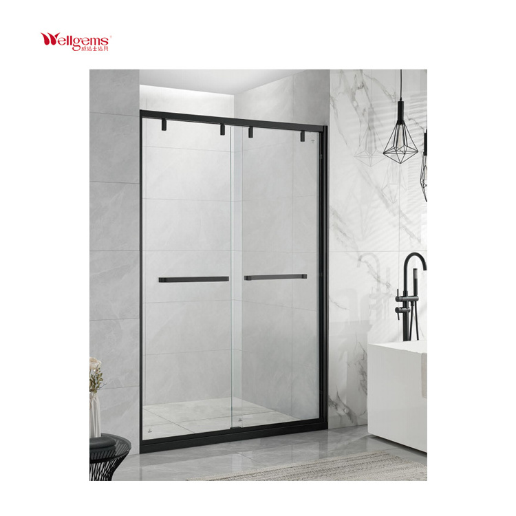 Simple Bathroom Shower Enclosure Tempered Glass Shower Room Bath Shower Doors