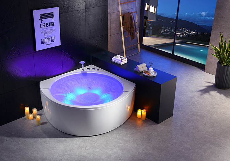 Spa Pool Home Whirlpool Hot Tub Europe Hot Tub Best Acrylic Massage Modern Hotel Hydromassage Combo Massage (air & Whirlpool)