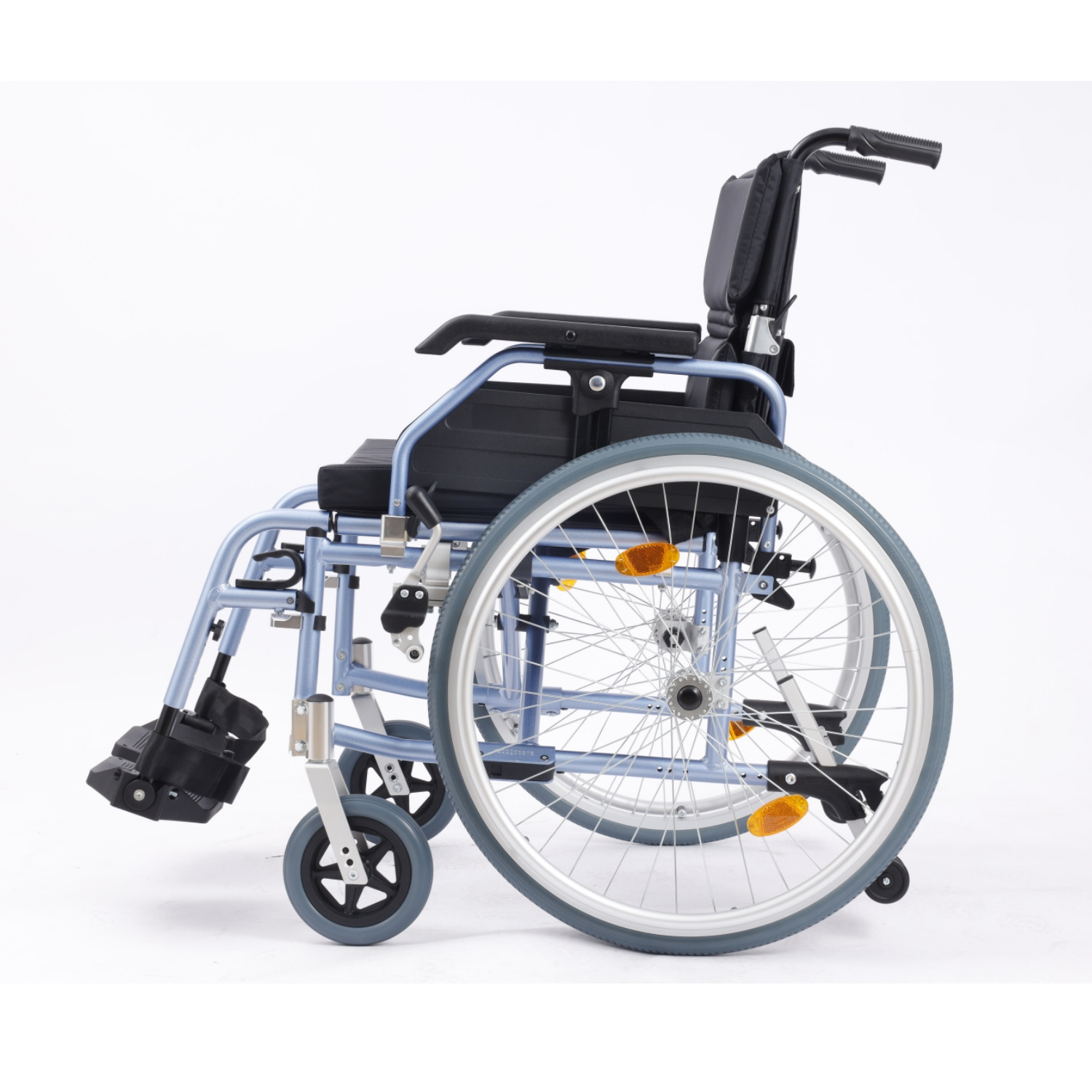 Deluxe Modular Aluminium Wheelchair multifunctional folding easy swing away adjustable detachable