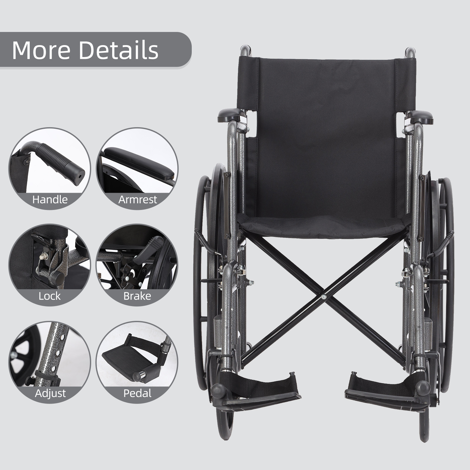 China wheelchair companies extra wide bariatric transport chair best adult wheelchair for elderly