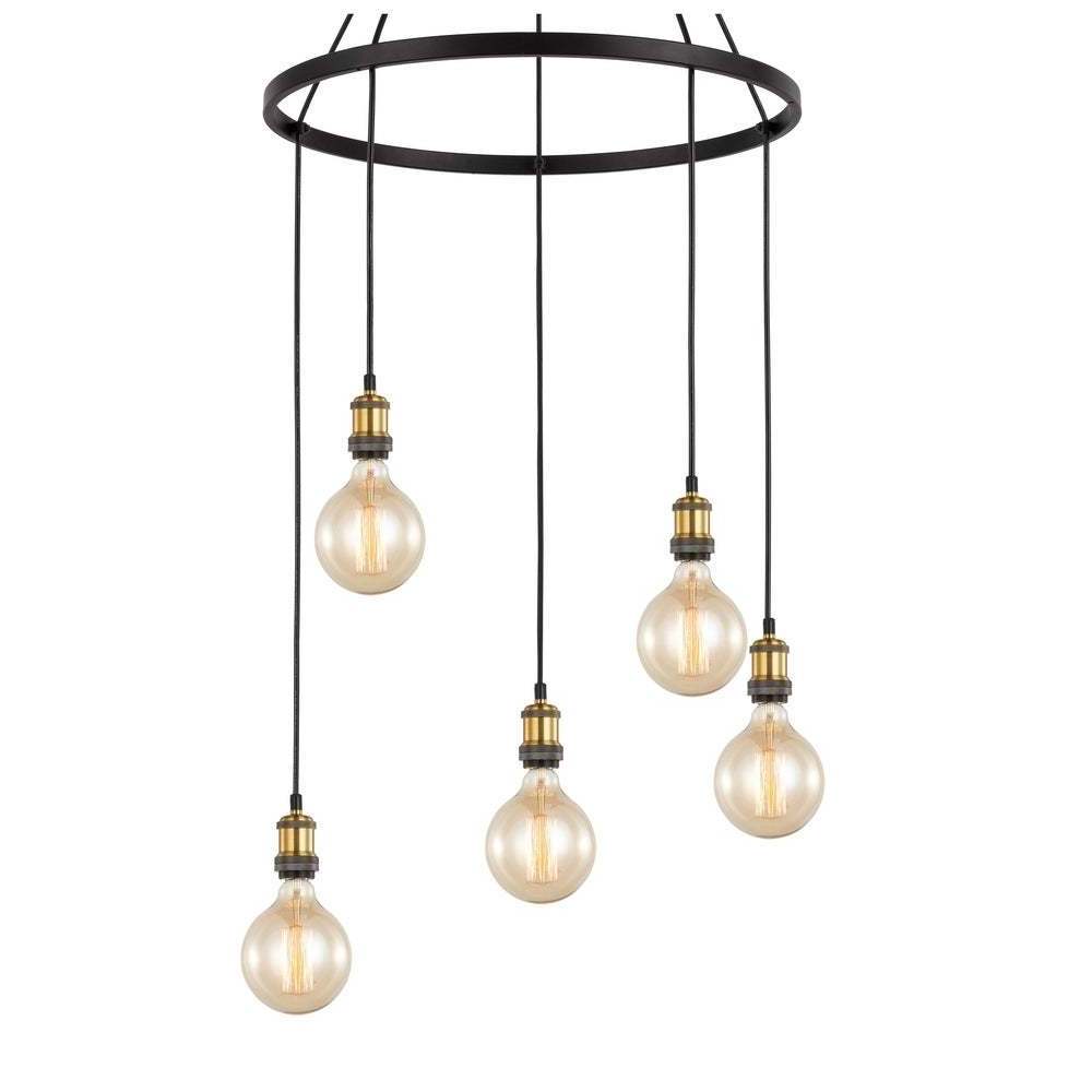 Modern Bulb Lamp Vanity Pendant Light Chandelier Vintage Fixture Hanging Lights for Bedroom Living Room Hallway Home Decor