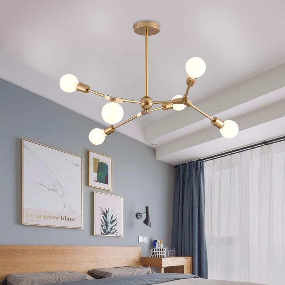 European G9 Bulb Chandelier Ceiling Lamp Designed Hotel Hang Ceiling Lighting for Large Church Clear Cover Luminous Body