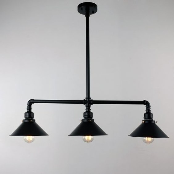 Billiards Lamp 3 Lamp Pendant Ceiling Light Shade Industrial Hanging Light Fixture