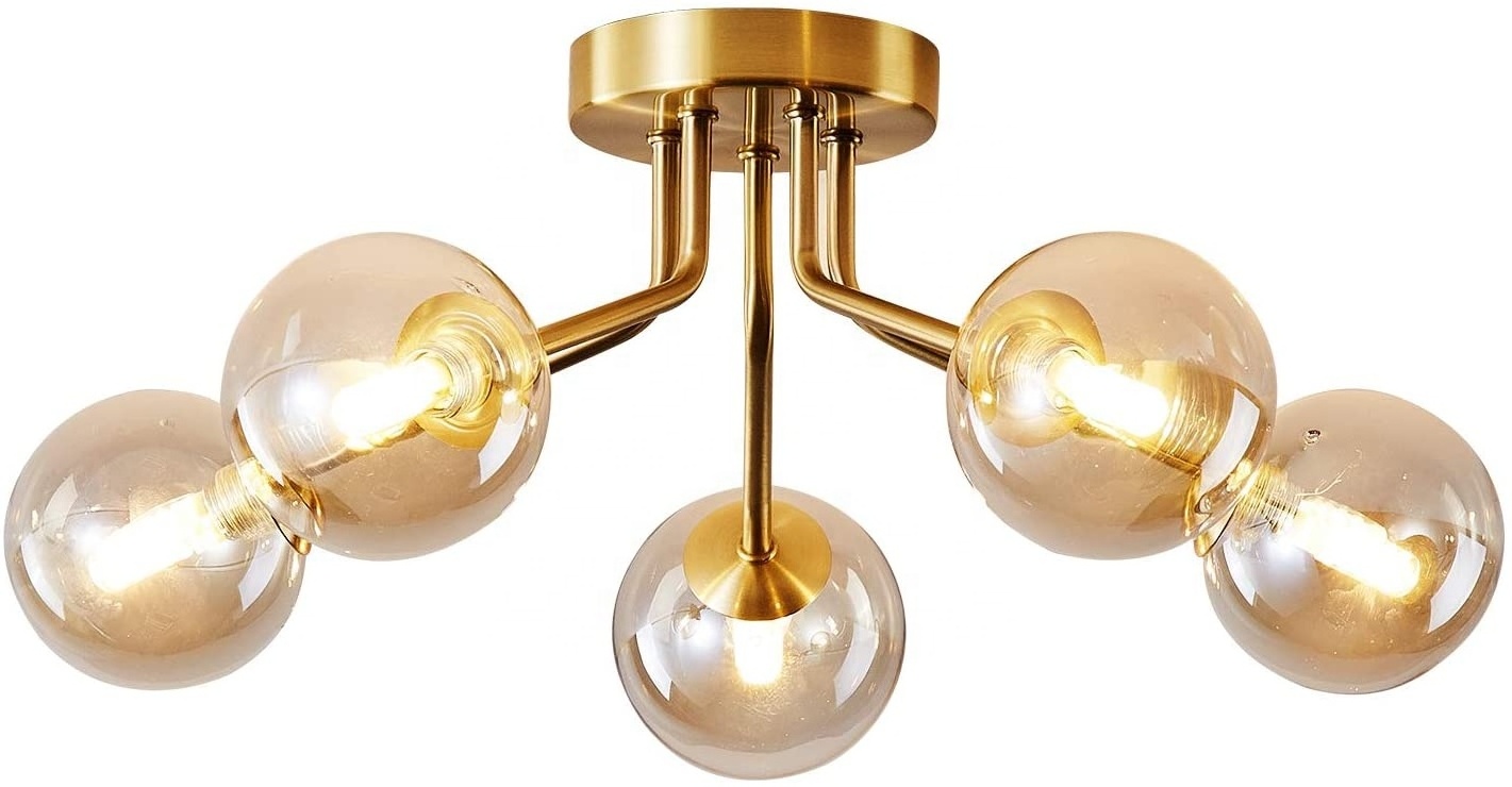 Bedroom flush mount ceiling light hot sale low ceiling lamp crystal lustre pendant light