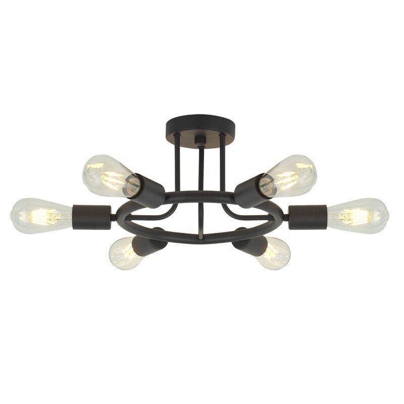 Drop Ceiling Light Fixture For Home Decor E26 Lamp Holder Lighting Flush Mount