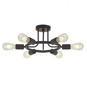 Drop Ceiling Light Fixture For Home Decor E26 Lamp Holder Lighting Flush Mount