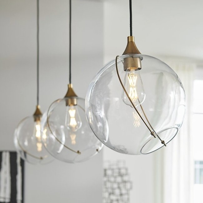 Solid Brass And Crystal Glass Boule DE Crystal Round Chandelier