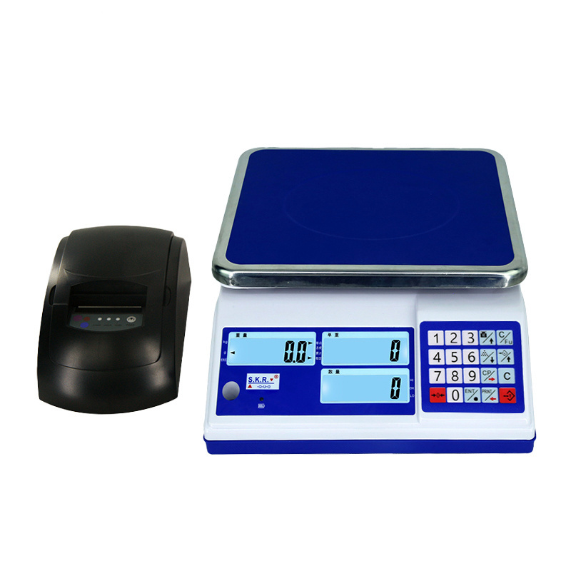 precision digital electronic weighing scale with barcode printer industrial counting scale 3kg 0.01g