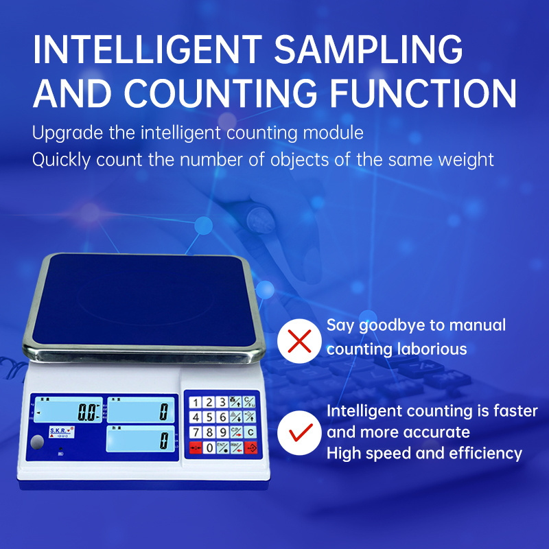 precision digital electronic weighing scale with barcode printer industrial counting scale 3kg 0.01g