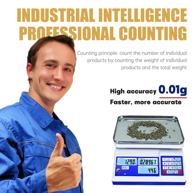 6kg 0.1g industrial precision electronic weighing counting scale