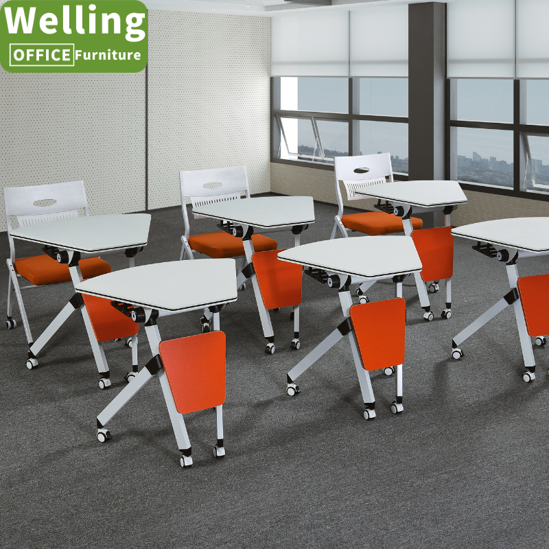 Wholesale Folding School Furniture Chair Classroom Table Desks Student Study School Training Room Chair