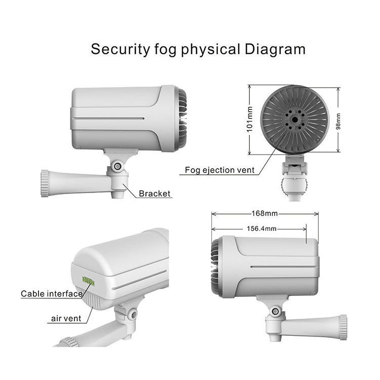 Fog Smoke Machine Security Alarm System For Store