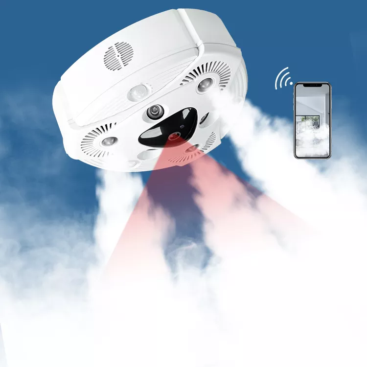 Bank store guard products anti theft security equipments smoke alarm smart fogging machine sprayer