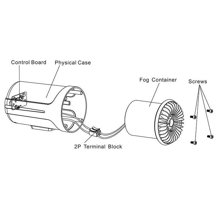 Fog Smoke Machine Security Alarm System For Store