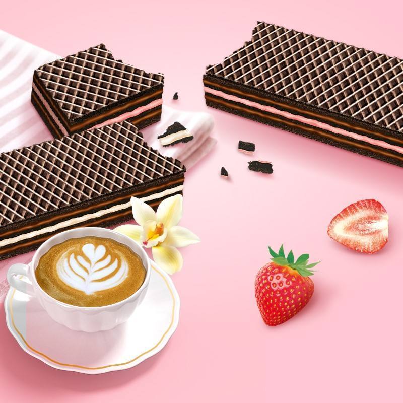 Delicious strawberry wafer Chocolate Oreoo Wafer 192g Exotic snacks Oreos Biscuits