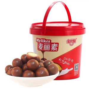 Golden Monkey 128g Crispy Chocolate Balls Exotic Mailisu Candy with Chocolate Flavor Delicious Exotic Snacks