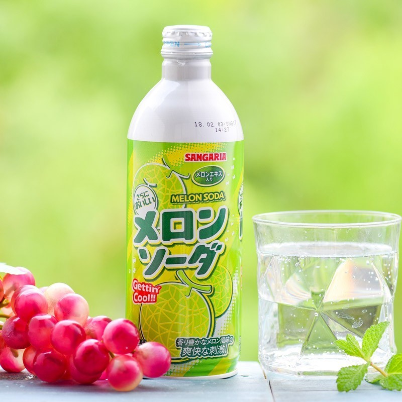 Japan Sangaria Carbonated Drink Exotic Drinks Fruity Sankari Soda Sparkling wate Grape Flavor Carbonated Soft Drinks 500ml