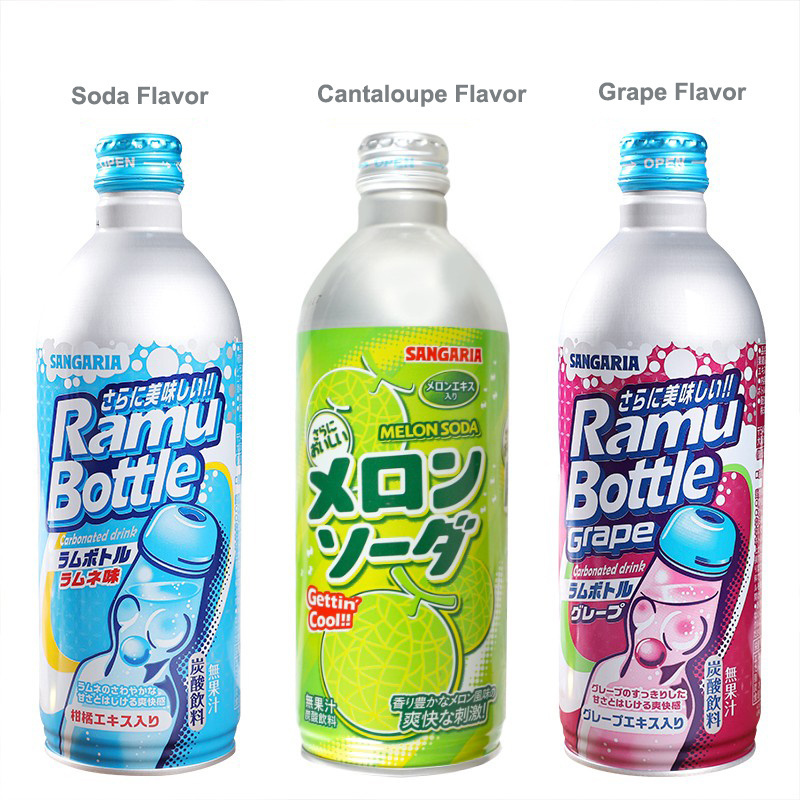 Japan Sangaria Carbonated Drink Exotic Drinks Fruity Sankari Soda Sparkling wate Grape Flavor Carbonated Soft Drinks 500ml