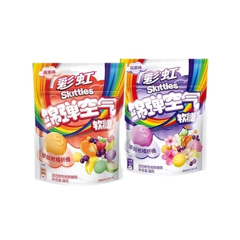 Skittle s Soft Bomb Air Jelly Candy 36g Flower and Fruit Flavor Fruit Gummy Candy Snacks