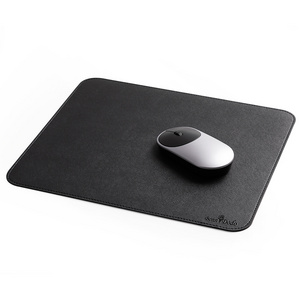 Mouse Pad PU Leather Waterproof Gaming Mice Mat Desk Cushion Office Laptop PC Mouse Mat with Non-Slip Base