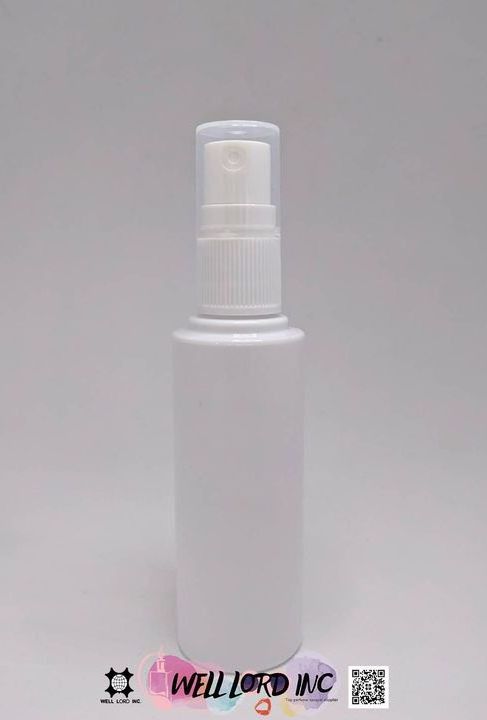 Multi purpose purple plastic bottle packaging non see through color PET bottle 50ml with mist sprayer plastic packaging