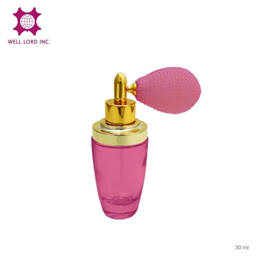 Hello kitty 30ml pretty pink color bulb and glass pink perfume bottle